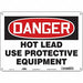 Safety Sign 10 inx14 in Aluminum