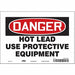 Safety Sign 7 in x 10 in Vinyl