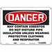 Safety Sign 10 inx14 in Polyethylene