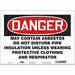 Safety Sign 10 in x 14 in Vinyl