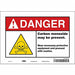 Safety Sign 7 in x 10 in Vinyl