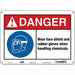 Safety Sign 10 inx14 in Aluminum