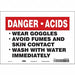 Safety Sign 7 inx10 in Vinyl