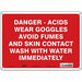 Safety Sign 10 inx14 in Aluminum
