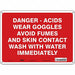 Safety Sign 10 in x 14 in Polyethylene