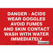 Safety Sign 7 in x 10 in Vinyl