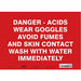 Safety Sign 10 in x 14 in Vinyl