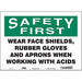 Safety Sign 10 inx14 in Vinyl