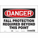 J7712 Safety Sign 7 inx10 in Vinyl