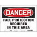 Safety Sign 10 in x 14 in Vinyl