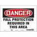 Safety Sign 7 inx10 in Vinyl