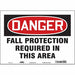 Safety Sign 10 in x 14 in Vinyl