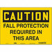 Safety Sign 10 in x 14 in Vinyl