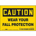 Safety Sign 3.5in x 5in Vinyl