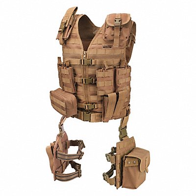 Tactical Vest Nylon Universal Tan