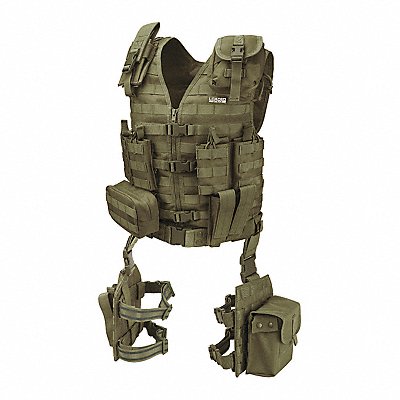 Tactical Vest Nylon Universal Green