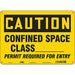 Safety Sign 10 in x 14 in Aluminum