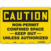 J8712 Safety Sign 10 inx14 in Aluminum