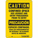 Safety Sign 7 in x 10 in Aluminum