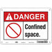 Safety Sign 7 inx10 in Polyethylene