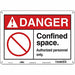 Safety Sign 10 inx14 in Polyethylene