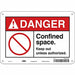 Safety Sign 7 in x 10 in Polyethylene