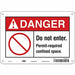 Safety Sign 7 in x 10 in Aluminum
