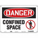 Safety Sign 10 inx14 in Polyethylene