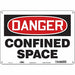 J6914 Safety Sign 10 inx14 in Aluminum