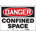 Safety Sign 14 inx20 in Polyethylene
