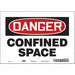 Safety Sign 7 inx10 in Vinyl