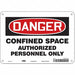 Safety Sign 7 in x 10 in Aluminum