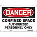 Safety Sign 10 inx14 in Polyethylene