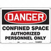 Safety Sign 14 inx20 in Polyethylene