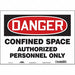 Safety Sign 10 inx14 in Vinyl
