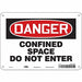 Safety Sign 7 in x 10 in Aluminum