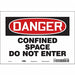 Safety Sign 7 inx10 in Vinyl