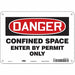 Safety Sign 7 H 10 W Aluminum