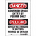 Safety Sign 10 inx7 in Vinyl