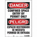 Safety Sign 14 inx10 in Vinyl