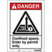 Safety Sign 14 inx10 in Vinyl
