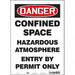 Safety Sign 14 inx10 in Vinyl