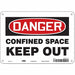 Safety Sign 7 in x 10 in Aluminum