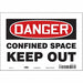 Safety Sign 7 in x 10 in Vinyl