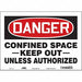 Safety Sign 10 inx14 in Vinyl