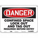 Safety Sign 10 inx14 in Aluminum