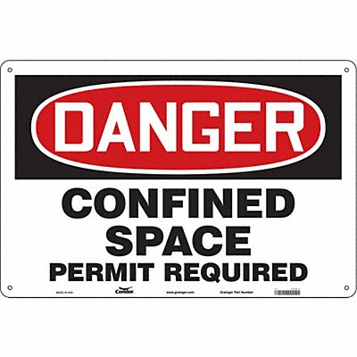 Safety Sign 24 in x 36 in Polyethylene