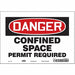 Safety Sign 7 inx10 in Vinyl