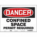 Safety Sign 10 inx14 in Vinyl