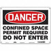 Safety Sign 10 inx14 in Aluminum
